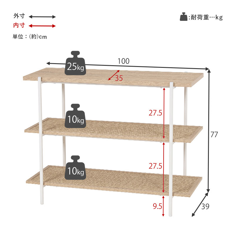 楽天市場】こなれ感がオシャレなラタン調と温かい木目感じるオープン