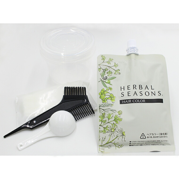 楽天市場】ハーバルシーズンズ 水溶き ハーブ ヘアカラー 1個組セット