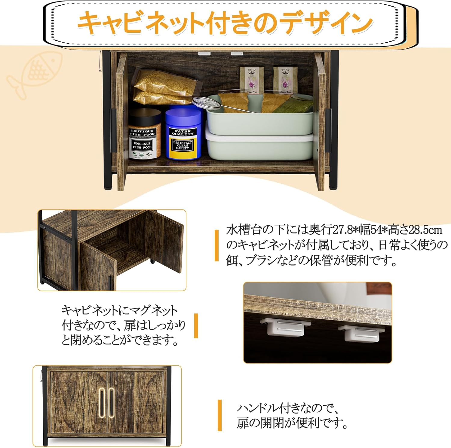 楽天市場】【SS限定☆15%OFF券＆P5倍】DEWEL 水槽台 60cm 水槽ラック