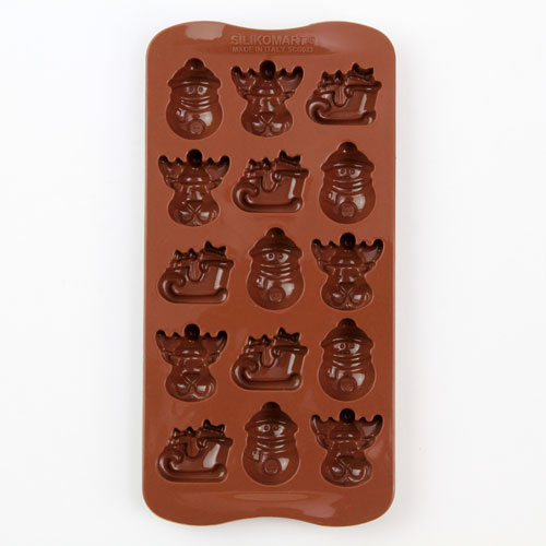 楽天市場】チョコレート型 シリコンモールド Winter（チョコウインター