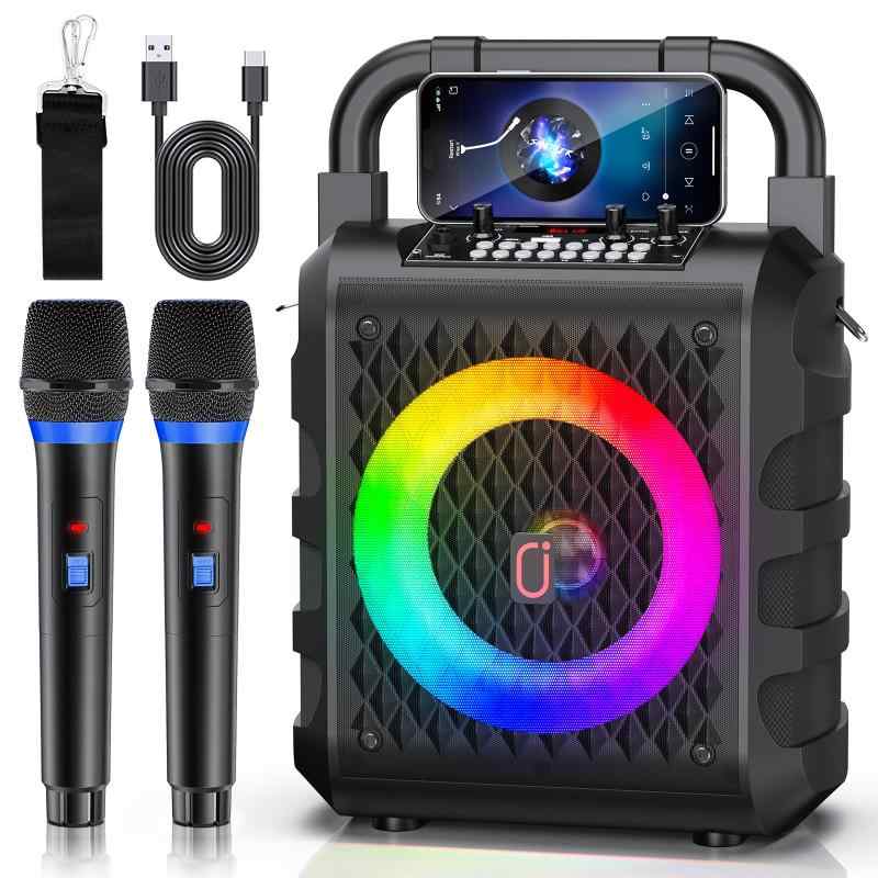 楽天市場】スピーカーセット カラオケセット 家庭用 拡声器 ワイヤレス