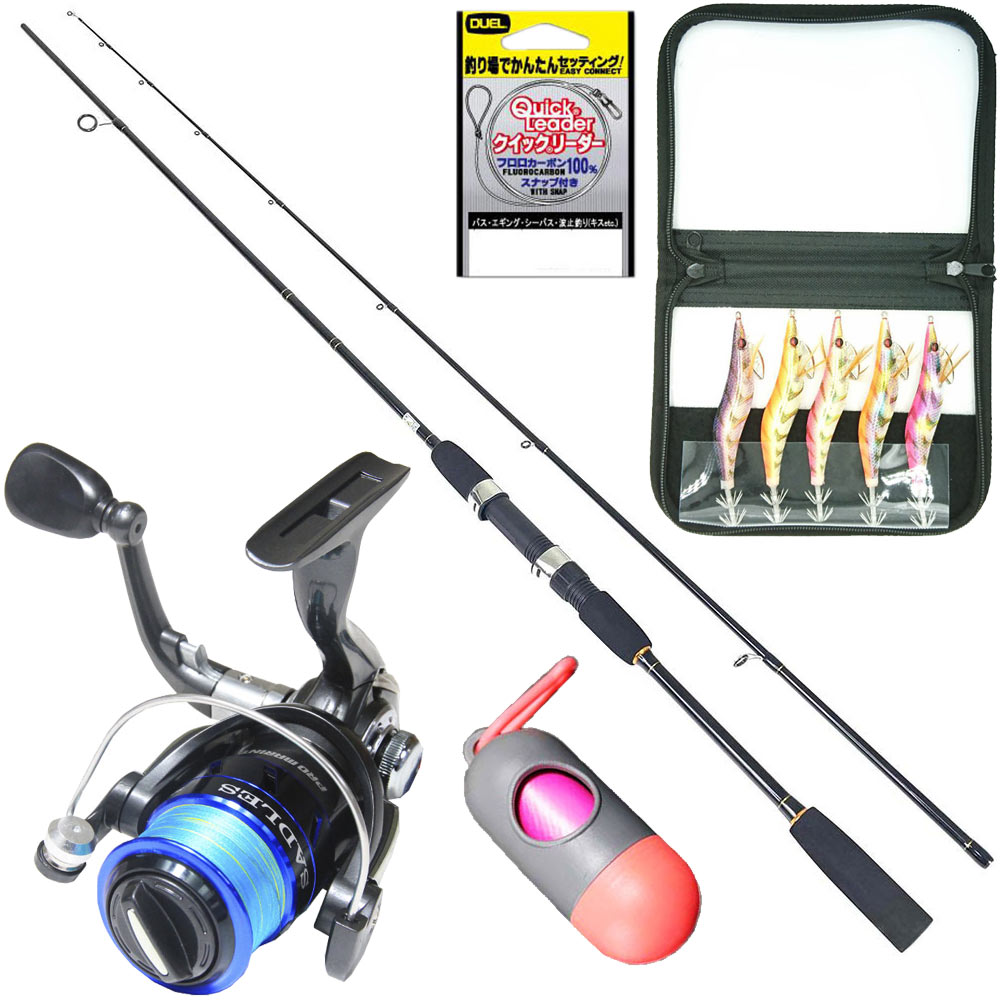 エギングロッド リール エギ豪華セット 新品peライン0.6号着用 Amazon