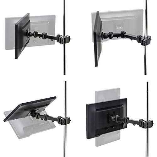 楽天市場】サンワサプライ モニターアーム 支柱取付け 高耐荷重タイプ