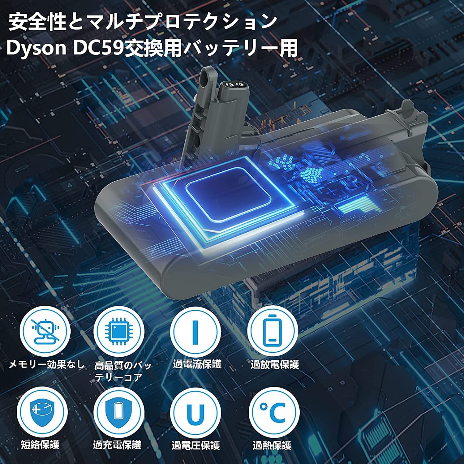 楽天市場】ダイソン V10 SV12 dyson バッテリー V10 SV12 互換品