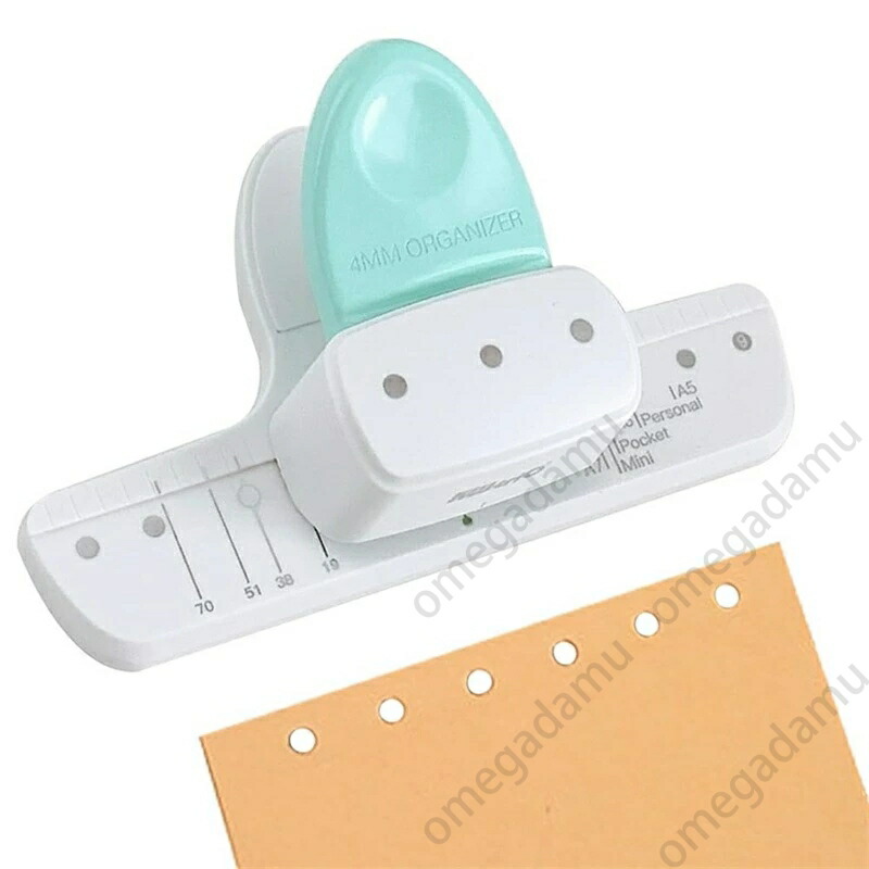 楽天市場】ルーズリーフ穴パンチ 穴径4mm 穴開けパンチ 3穴/6穴 多穴