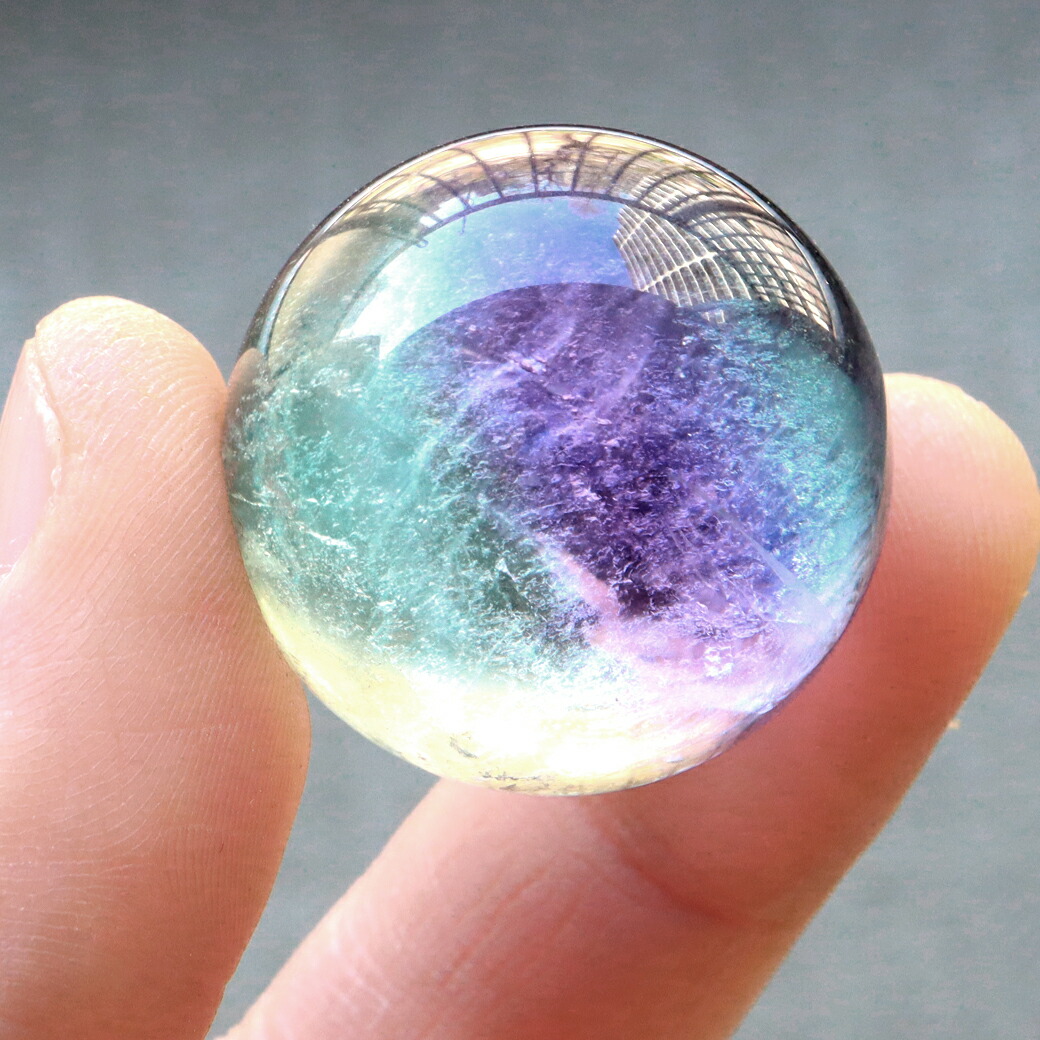 楽天市場】レインボー フローライト AAA 丸玉 マルチカラー 直径 約