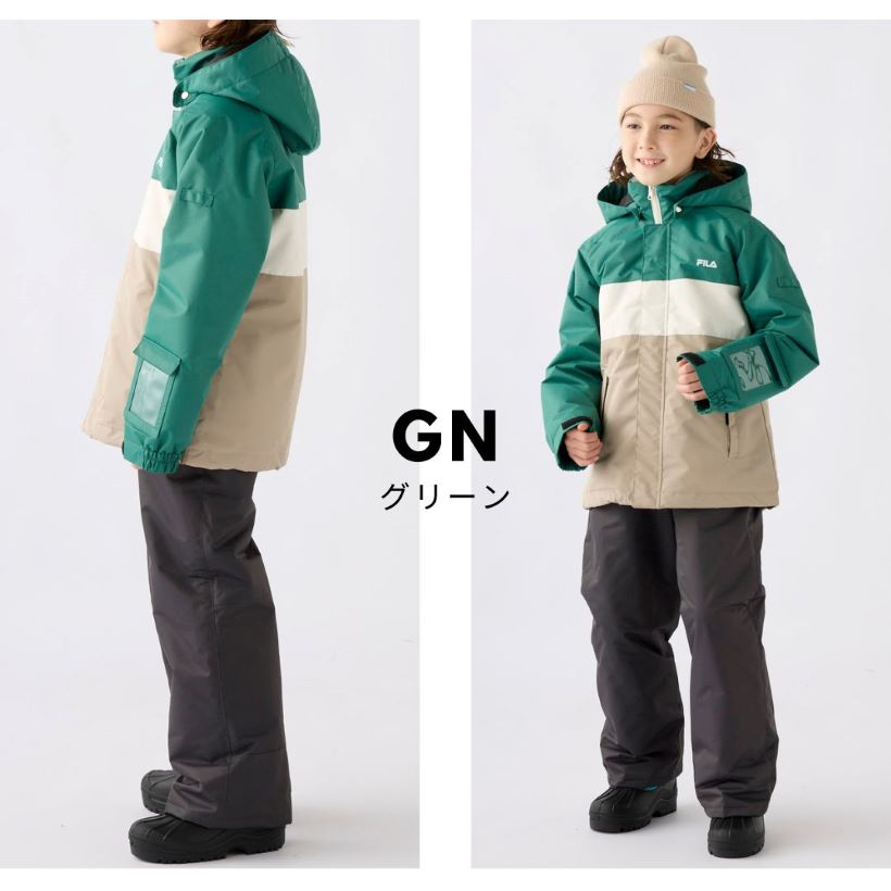 楽天市場】キッズ スノーウェア上下セット ユニセックス ジャケット