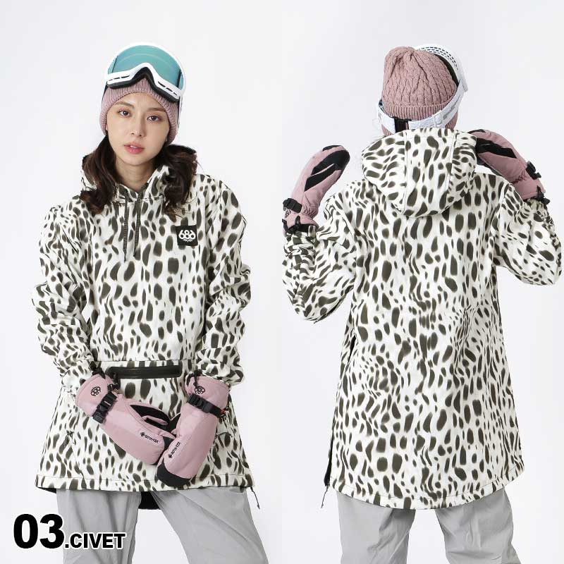 楽天市場】686/シックスエイトシックス レディース フード付き撥水