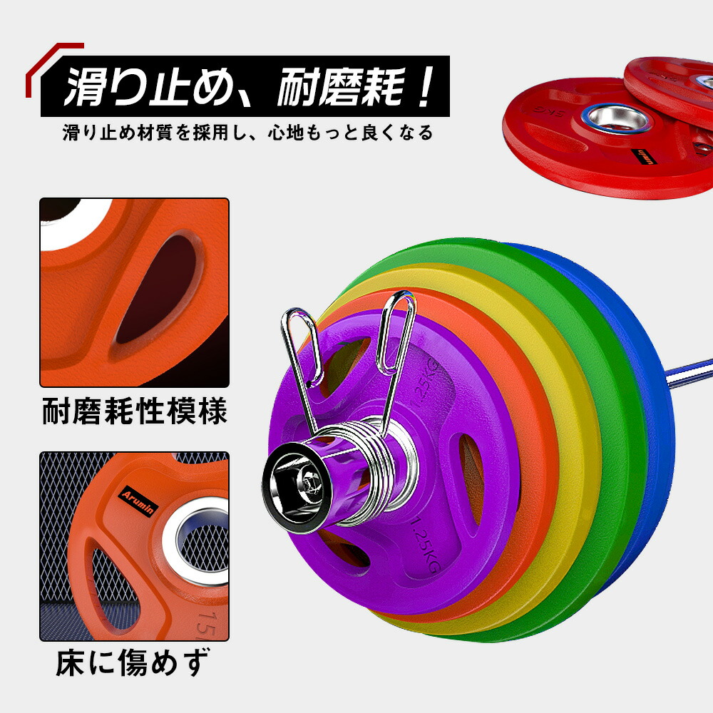 楽天市場】即納！アイアンプレート 15KG/個 バーベル バーベルプレート