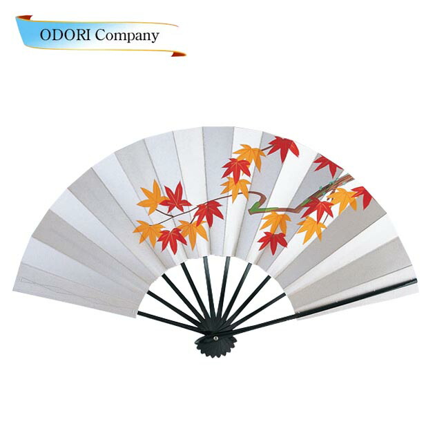 楽天市場】踊り用 扇子 舞扇子 パール地 紅葉 手描き もみじ 9寸5分 黒
