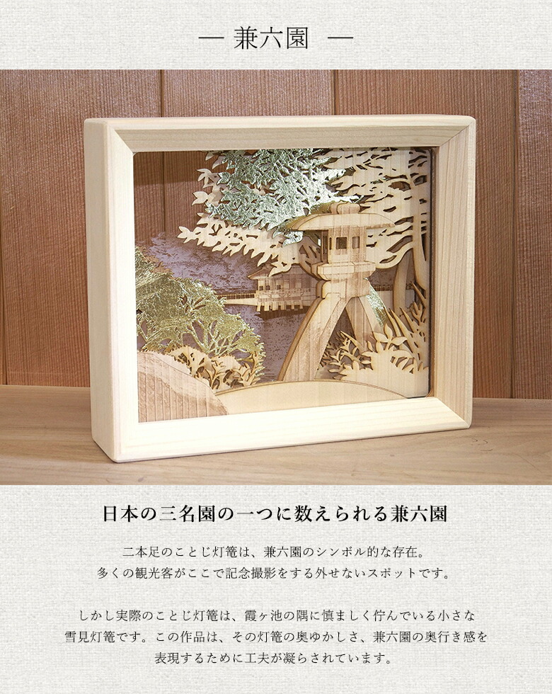 楽天市場】【のとひばこ 輝（箔押し）】金箔で装飾 フレームアート