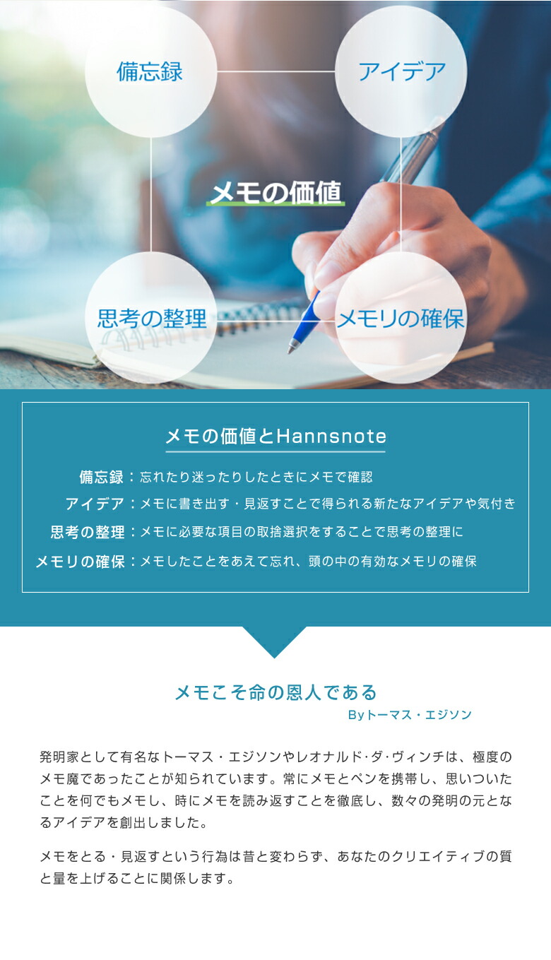 楽天市場】Hannsnote カラー表示デジタルノート ハンズノート 電子