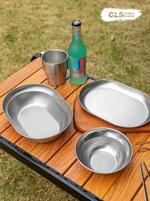 アウトドア食器 カトラリー アウトドア用食器セット ステンレス」の