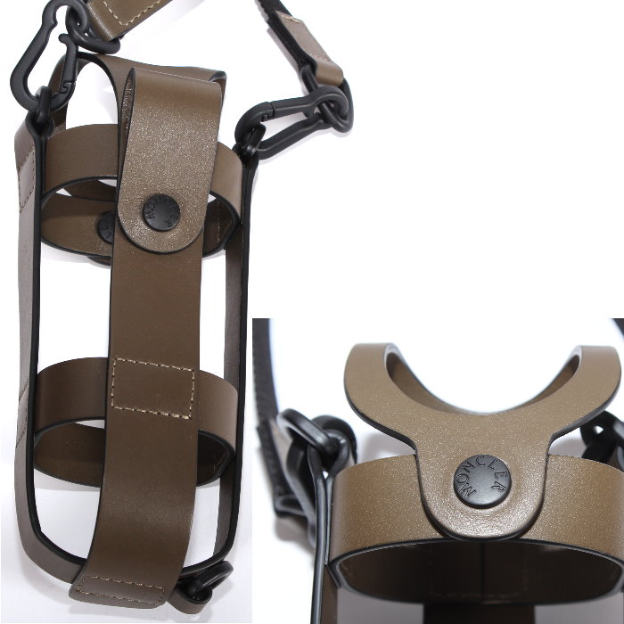 楽天市場】MONCLER モンクレール ボトル 水筒 ホルダー レザー