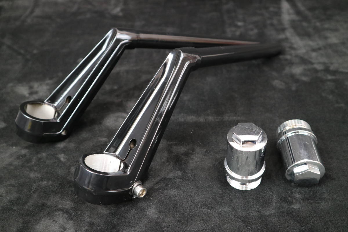 楽天市場】VFハン タイプ ハンドル 黒 ＋ 延長2番 41π : カスタム