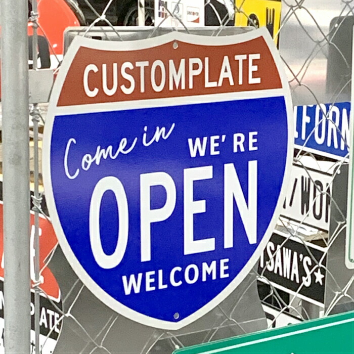 楽天市場】プリント 看板 ハイウェイ標識 プレート 40cm アルミ 屋外