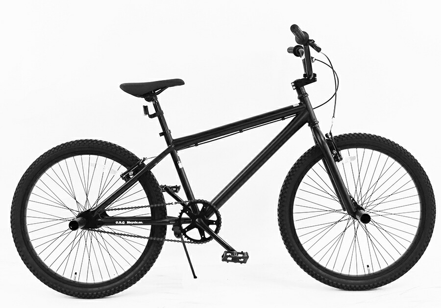 楽天市場】BMX 24インチ 自転車 街乗り マットブラック 8割完成車 送料