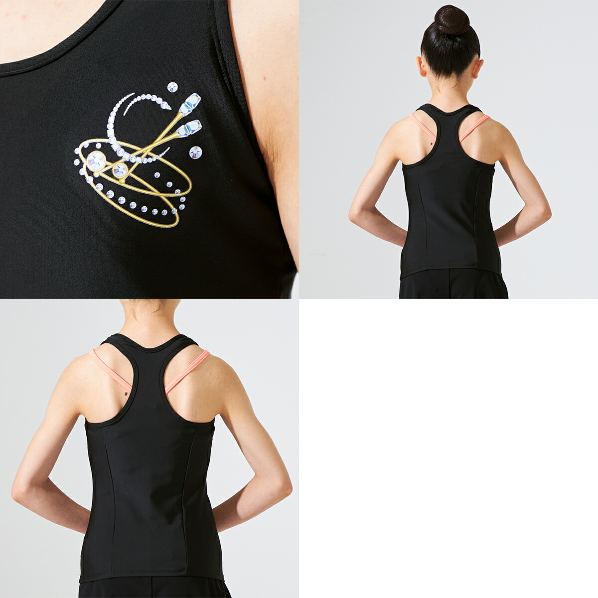 楽天市場】【チャコット 公式(chacott)】ラインストーンプリントロング