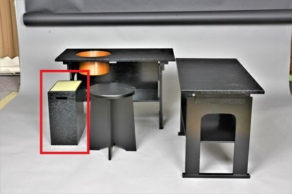 楽天市場】【茶道具/立礼】建水台 ※点前机と脇机と椅子別売り : 茶道具