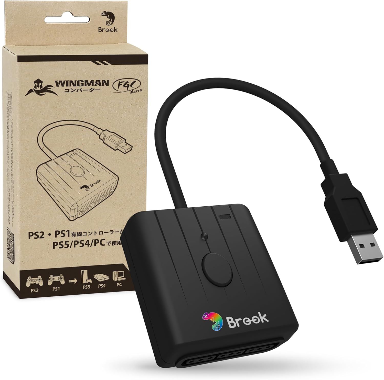 楽天市場】【正規品】Brook FGC Retro PS1 & PS2 コントローラー変換
