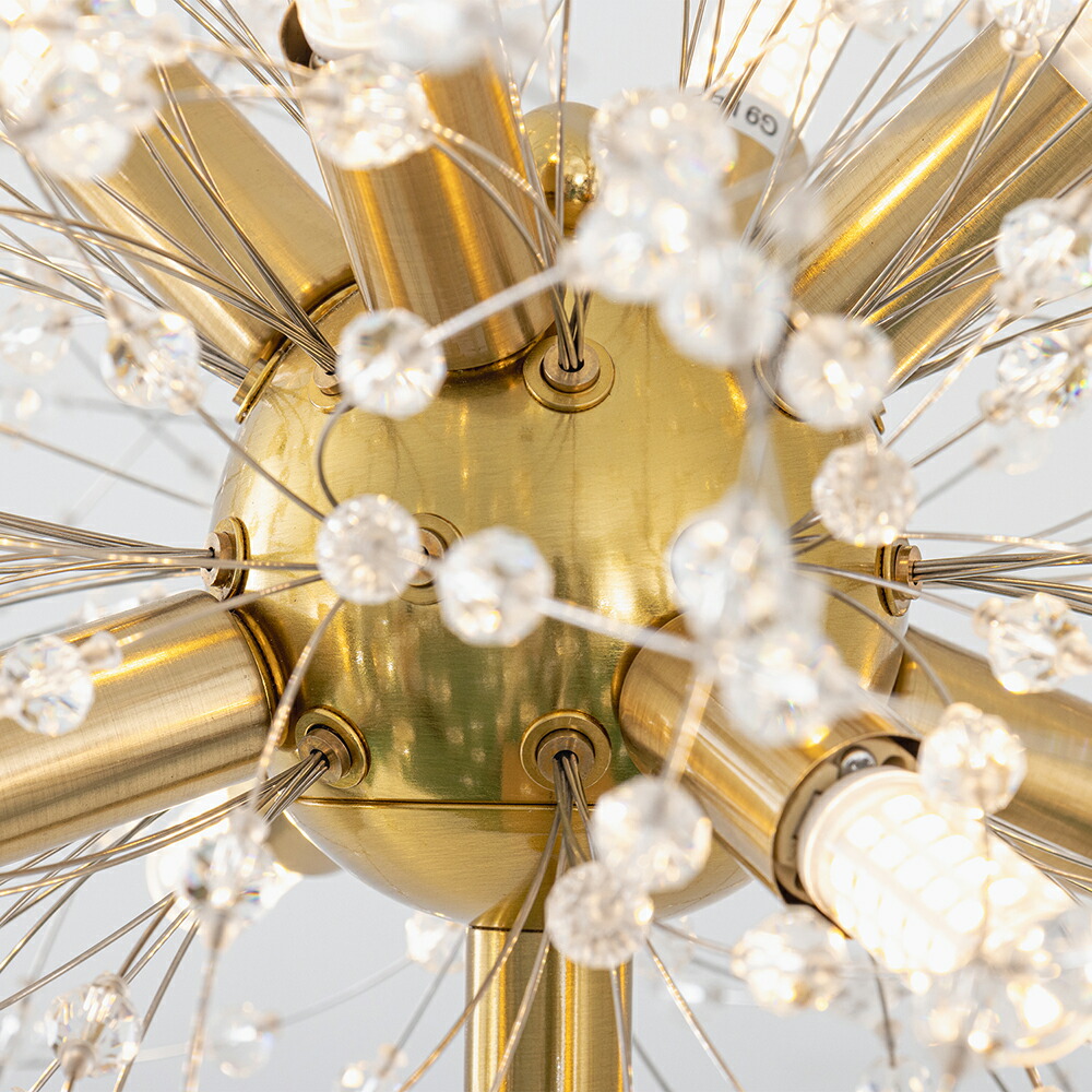 楽天市場】シャンデリア フロアライト 送料無料 クリスタル 真鍮