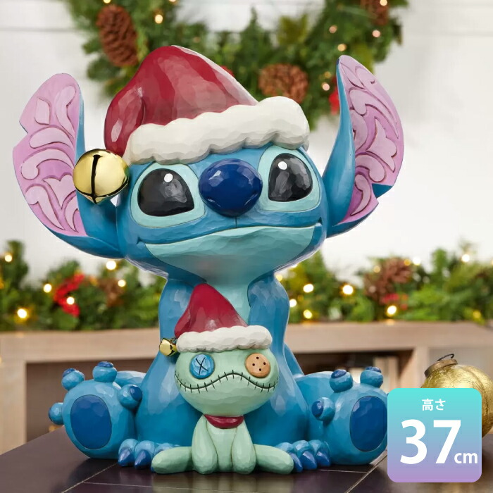 楽天市場】スティッチ グッズ クリスマス 置物 飾り 約37cm クリスマス