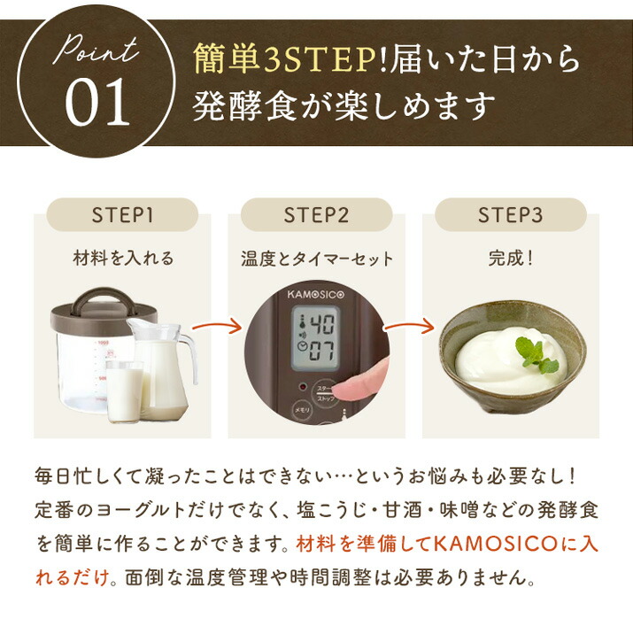 楽天市場】KAMOSICO スタンダードセット（PP樹脂製内容器タイプ