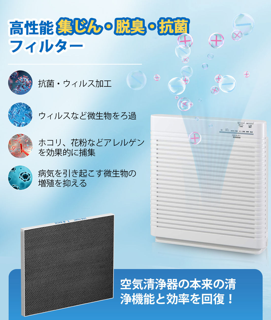楽天市場】EP-Z30S フィルター EP-Z30R 空気清浄機フィルター EPF
