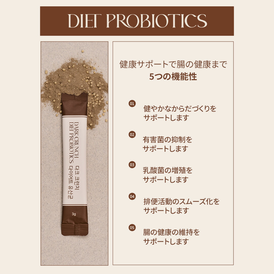 楽天市場】【CJ ONSTYLE 】【ダーククランチ ダイエット乳酸菌