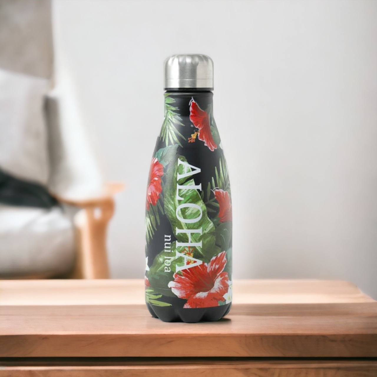 楽天市場】水筒 400ml ハワイフラワー ボトル Kahiko花柄 ステンレス