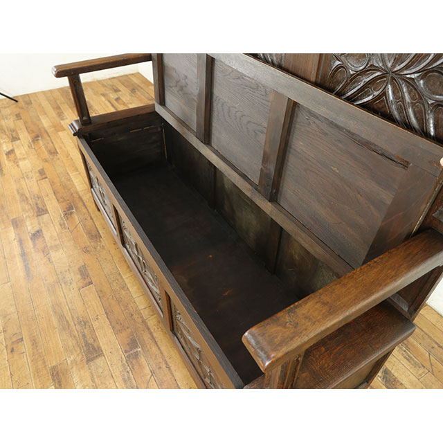 楽天市場】アンティーク ベンチ アンティーク 家具 モンクスベンチ