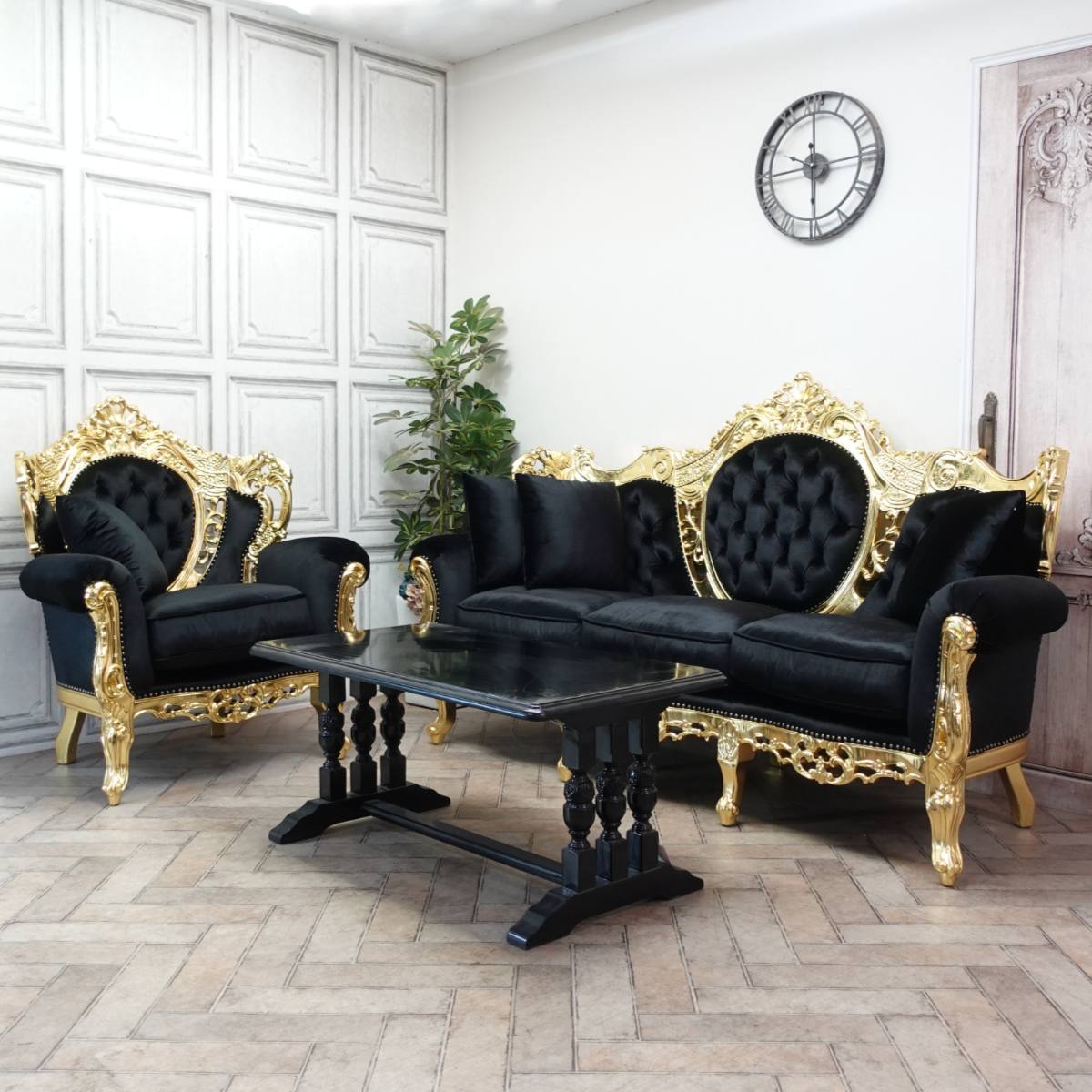 楽天市場】輸入家具 イタリア ソファ 3人掛け ソファー 三人用