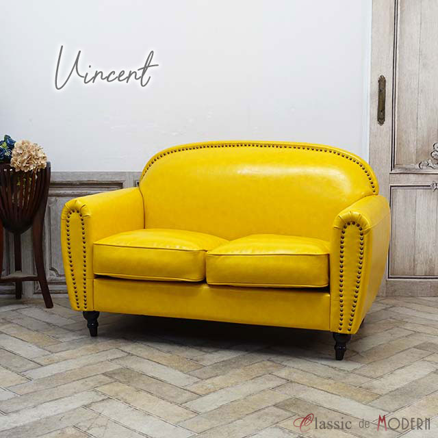 楽天市場】輸入家具 そふぁ ソファー デザイナーズ PUレザーアールデコ