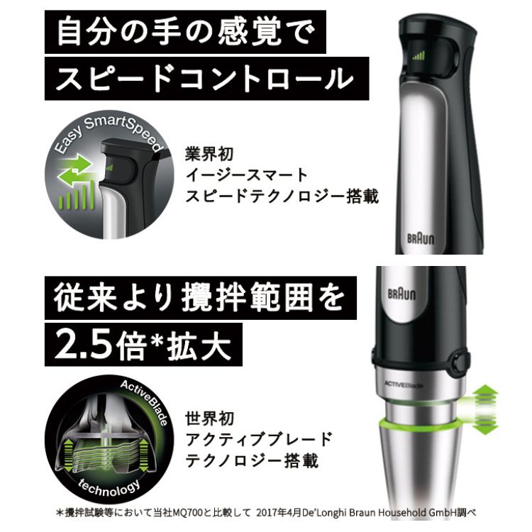 楽天市場】ブラウン マルチクイック7 ハンドブレンダー ブラック