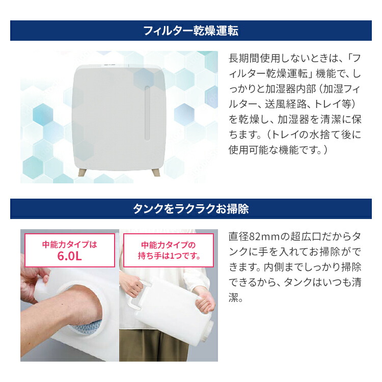 楽天市場】コロナ 加湿器 ハイブリッド式 UF-HSシリーズ 中能力タイプ