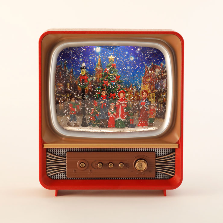 楽天市場】クリスマスウォーターグローブ Red TV 【 クリスマス スノー