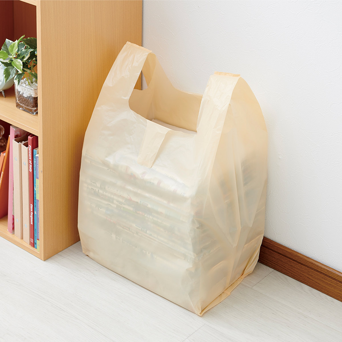 楽天市場】回収袋 バイオマス素材配合新聞雑誌回収袋 （ 新聞