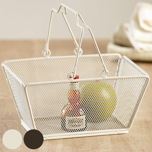 楽天市場】ワイヤーバスケット S 幅23.5×奥行17×高さ11.5cm メッシュ