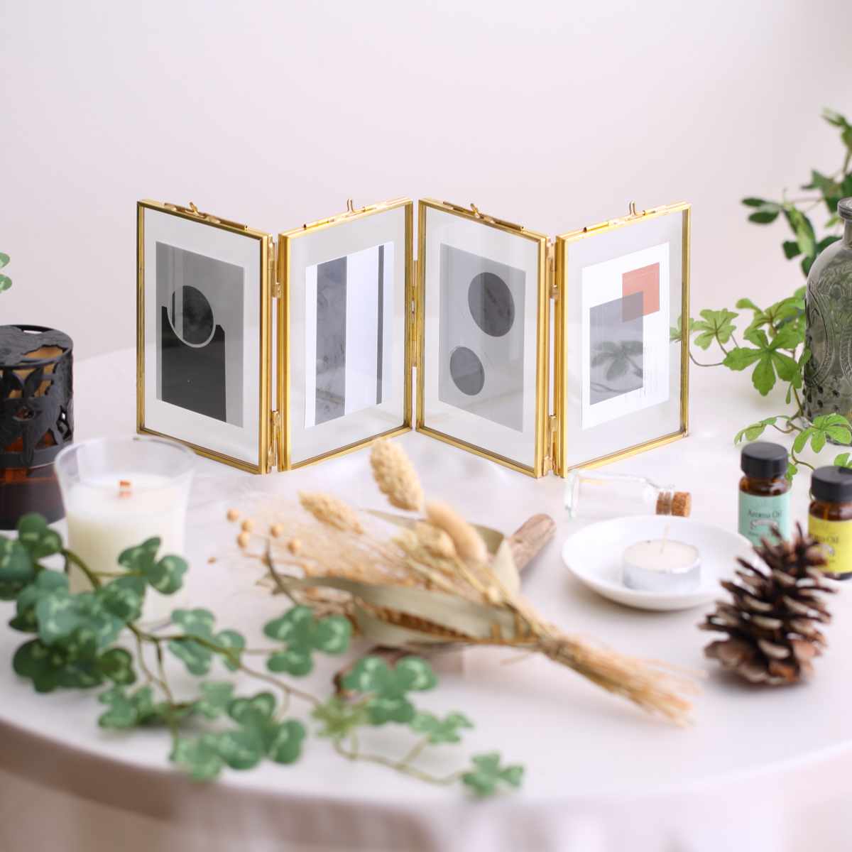 楽天市場】フォトフレーム MOR-01 L判 4枚 （ フォトスタンド 写真立て