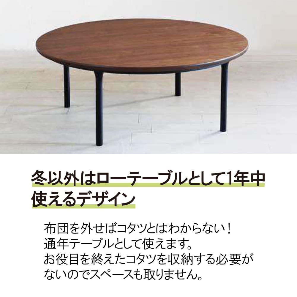 楽天市場】[最大400円OFFクーポン配布中] こたつ 日本製 丸型 円形