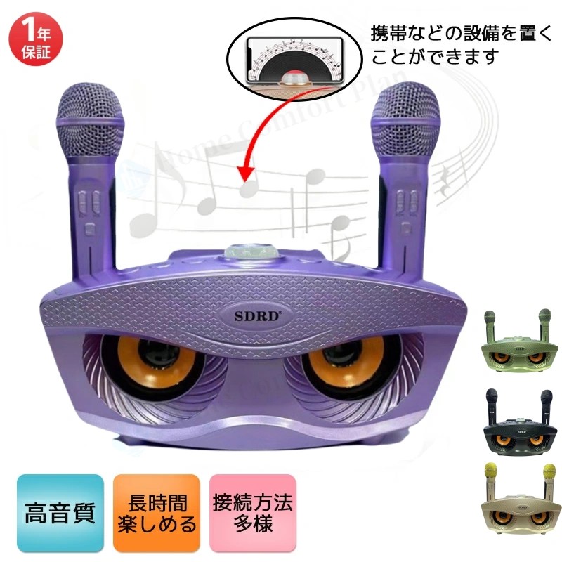 楽天市場】【レビュー特典☆】手持ちマイク カラオケセット 家庭用