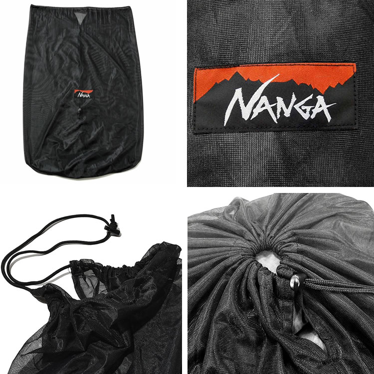 楽天市場】ナンガ メッシュバッグ 収納袋 保管袋 キャンプ アウトドア