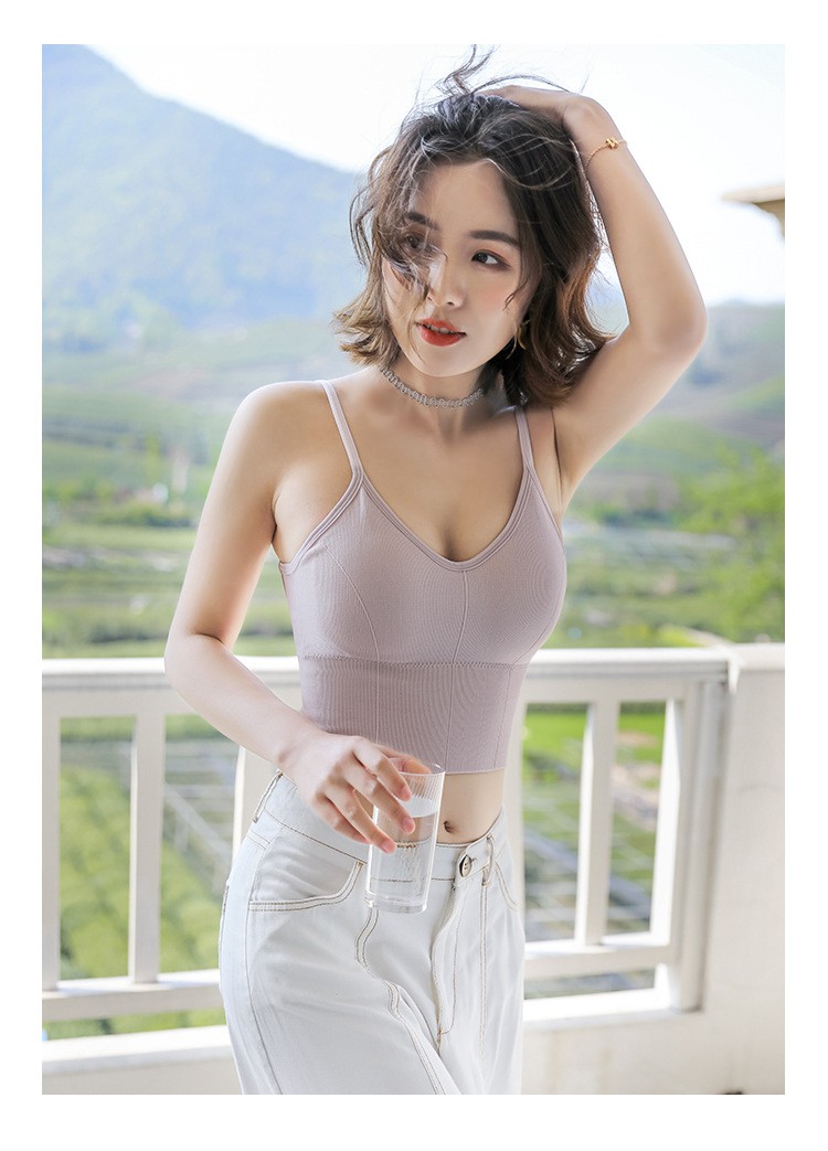 楽天市場】カップ付き ノンワイヤー Tシャツブラ ヨガブラ スポブラ