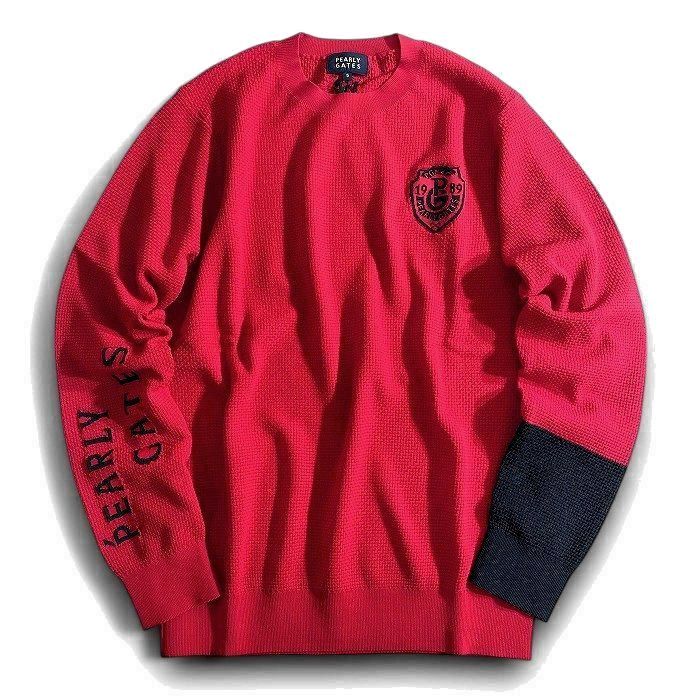 楽天市場】パーリーゲイツ（カラーレッド）（メンズウェア｜ウェア