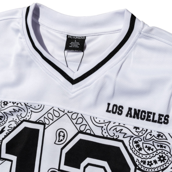 楽天市場】VICTORIOUS 【バンダナ フットボールシャツ 13】 ゲーム