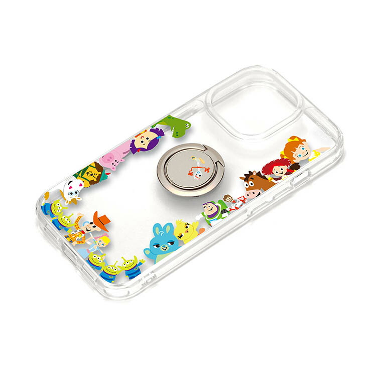 楽天市場】iPhone 14 Pro クリア ケース リング付 ディズニー トイ