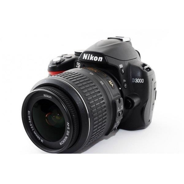 楽天市場】【中古】 ニコン Nikon D3000 レンズキット ブラック 美品