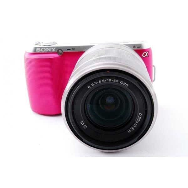 楽天市場】【中古】 ソニー SONY Nex-C3 ピンク レンズキット 美品