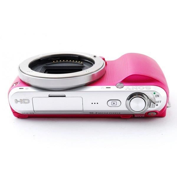 楽天市場】【中古】 ソニー SONY Nex-C3 ピンク レンズキット 美品
