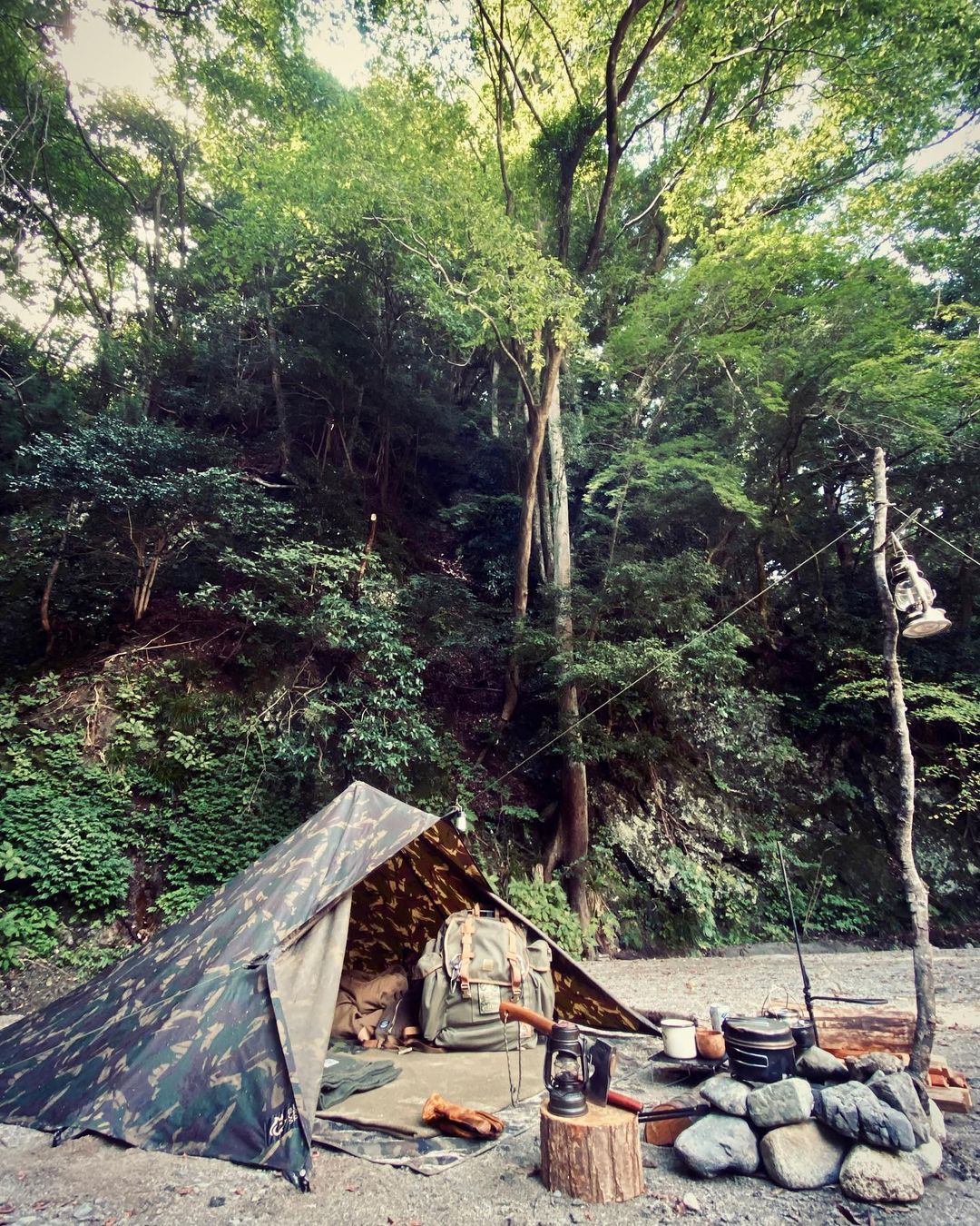 楽天市場】【ブッシュクラフトスペイン】オイルスキン タープ 限定版